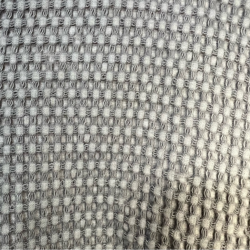 Light Sage/Gray Women's Waffle  Knit Wrap/Cardigan-Like New - Picture 2 of 16